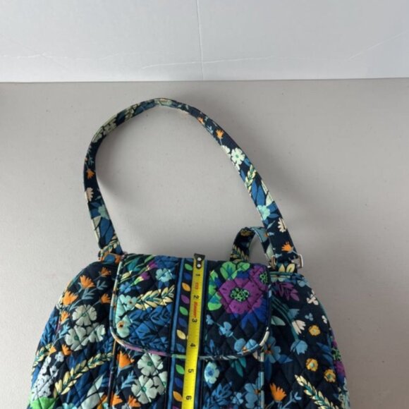 Vera Bradley Midnight Blues Floral Quilted Shoulder Bag - Picture 9 of 9